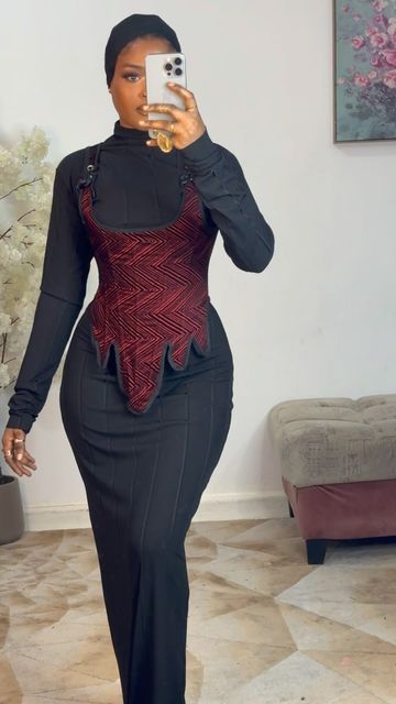 NL on Instagram: "Shop Now  KieSha Highneck Dress  Desire Corset Top  #nl #shopnl" Corset On Top Of Dress Outfit, Turtleneck With Corset, Corset Turtleneck, Corset Outfits, Ankara Styles, Turtle Neck Dress, Sweetheart Neck, Corset Dress, Instagram Shop