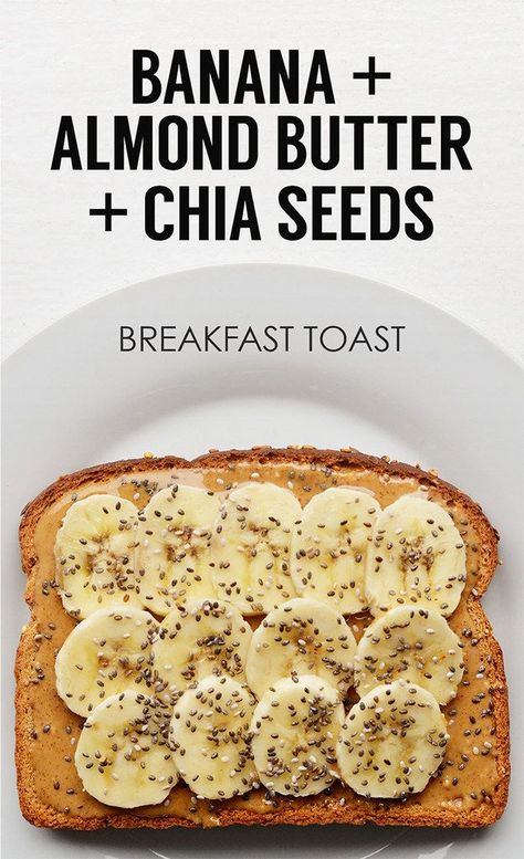 Breakfast ideas >> 21 Ideas For Energy-Boosting Breakfast Toasts // In need of a detox? Get your teatox on with 10% off using our discount code 'Pinterest10' on www.skinnymetea.com.au X Mic Dejun Rapid, Breakfast Toasts, Banana Almond Butter, Menu Sarapan Sehat, Breakfast Prep, Breakfast Toast, Vegan Breakfast, Foods To Eat, Breakfast Casserole