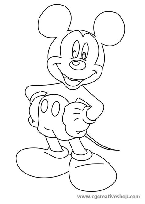 Easy Steps To Draw, Mickey Mouse Coloring, Mouse Coloring Pages, Mickey Coloring Pages, Steps To Draw, Mickey Mouse Face, Mickey Mouse Silhouette, Mickey Mouse Coloring Pages, Face Outline