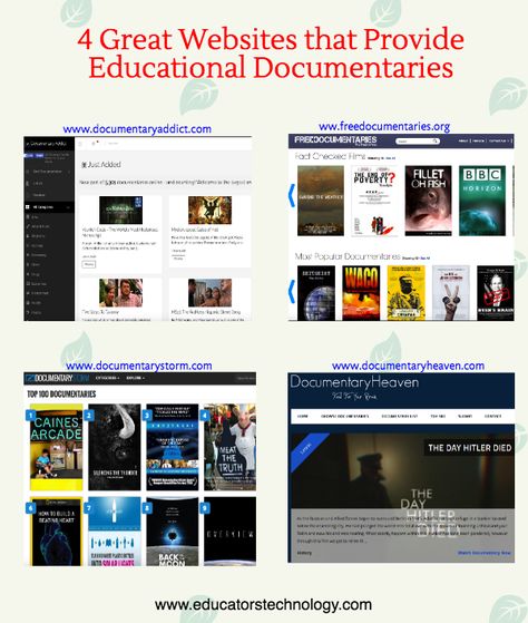 Some Good Platforms for Educational Documentaries Free Documentaries Website, Educational Documentaries, Ict Classroom, Good Websites, Ap Lang, Science Images, Classroom Materials, Listening Comprehension, Great Websites