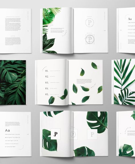 Judit Medina León on Behance Nature Publication Design, Encyclopedia Design Layout, Plant Magazine, Booklet Layout, Graphic Motion, Catalogue Layout, Interior Design Layout, Garden Magazine, Graphic Design Student