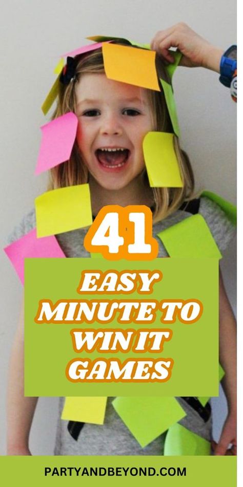 🎉 Need some quick and fun games for your next gathering? Check out our 41 Easy Minute to Win It Games! These fast-paced, hilarious challenges are perfect for any party and guarantee a blast for all your guests. From stacking cups to quirky races, there's something for everyone to enjoy. Get ready to bring the excitement and laughter to your next event! ⏱️😄🎊

#MinuteToWinIt #PartyGames #FunActivities #EasyGames #GatheringIdeas Cheap Minute To Win It Games, Minute To Win It Birthday Games, Minute To Win It Games For Groups, Kid Minute To Win It Games, Summer Minute To Win It Games, Inside Party Games, Fun Games For Groups, Family Minute To Win It Games, Easy Minute To Win It Games