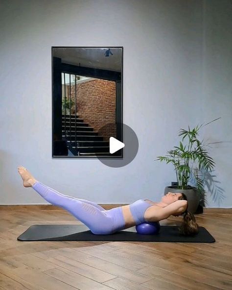 Pilates Ball Exercises, Core Stability Workout, Pilates Core Exercises, Ball Workouts, Pilates Ball, Ball Workout, Pilates Workouts, Deep Core, Pilates Body