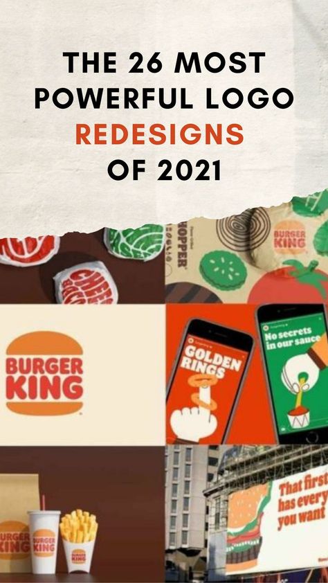 Some of the best-known brands have changed up their logos this year, and it’s our job to figure out why. What elements have changed? What’s stayed the same? We’re about to take a look at some of the best logo redesigns of 2021, and hopefully extract some sweet, juicy insights that you can use to give your own logo some flavor. #business #design #trends #redesign #rebrand #logodesign #logo #branding #looka Innovative Branding, Brand Redesign, Rebranding Logo, Powerful Logo, Instagram Design Layout, Popular Logos, Gap Logo, Famous Logos, Logo Redesign