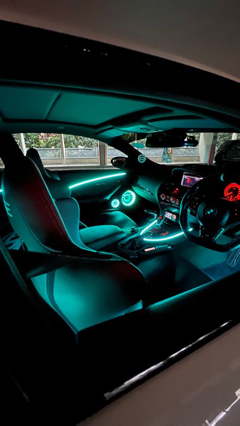 Car Ambient Lighting, Tuning Cars, T Lights, Car Ideas, Fantasy Aesthetic, Car Gadgets, Vroom Vroom, Car Tuning, Car Audio