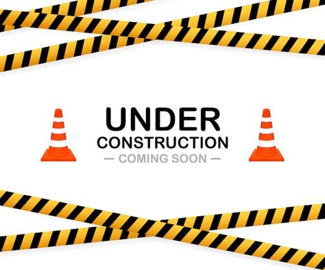 Vector under construction sign. | Premium Vector #Freepik #vector #website #website-building #webpage #technology-website Under Construction Sign, Under Construction Website, Construction Signs, Social Media Design Inspiration, Vector Photo, 3rd Birthday, Social Media Design, Under Construction, Premium Vector