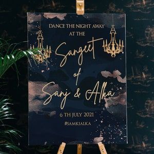 Buy Dance Away Printable Indian Wedding Sangeet / Dance Party Online in India - Etsy Indian Wedding Sangeet, Unique Wedding Signs, Royal Wedding Invitation, Night Wedding Decor, Sangeet Dance, Cocktail Night, Night Wedding, Welcome Poster, Religious Symbols