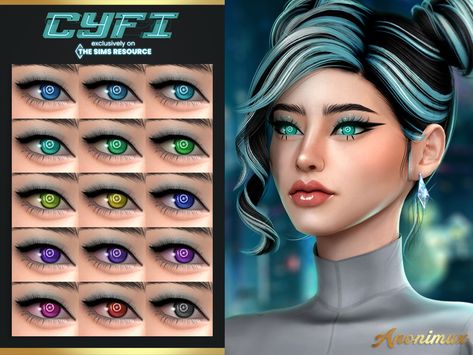 The Sims Resource - CyFi Nana Eyes Nana Eyes, Eyes Sims 4 Cc, Futuristic Things, Cyberpunk Makeup, Ts4 Mods, Makeup Cc, Sims 4 Mm Cc, Sims 4 Cc Makeup, Sims 4 Body Mods