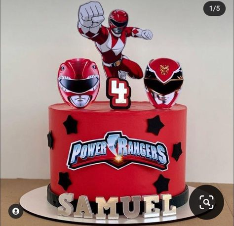 Power Rangers Cake Ideas, Power Rangers Birthday Party Ideas Cake, Power Rangers Cakes For Boys, Power Ranger Party Ideas, Power Ranger Birthday Cake, Power Rangers Birthday Party Ideas, Power Ranger Cake Toppers, Power Ranger Cupcakes, Power Rangers Birthday Cake