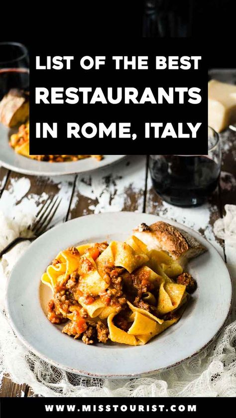 Best Restaurants In Rome Italy, Best Places To Eat In Rome, Rome On A Budget, Where To Eat In Rome, Best Food In Rome, Rome Restaurants, Restaurants In Rome, Visiting Rome, Rome Food