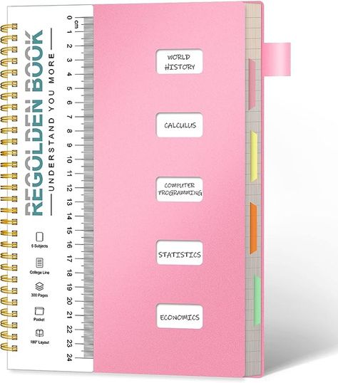 👍5 SUBJECT DIVIDERS DESIGNS 👍4 COLOR SEPARATORS WITH TABS 👍GIRDLE WITH RULER 👍EXCELLENT QUALITY 👍HIGH QUAILTY AND SERVICE 5 Subject Notebook, Review Notebook, Table Of Contents Page, College School Supplies, Notebook Organization, Back To School Essentials, College Planner, Math Class, Back To School Shopping