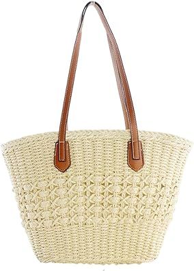 Straw Beach Bag, Straw Tote Bag, Rattan Bag, Tote Bags Handmade, Handmade Purses, Woven Tote Bag, Straw Tote, Beach Bags, Beach Tote Bags