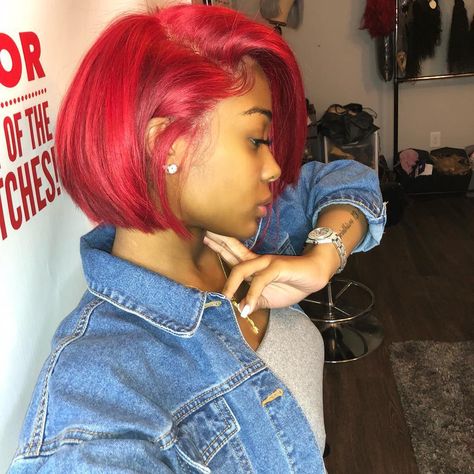 PERIOD 👺 Jayda Hairstyles, Red Bob Hair, Long Weave Hairstyles, Amour Jayda, Weave Ideas, Jayda Cheaves, Jayda Wayda, Girl Hair Styles, Lace Fronts