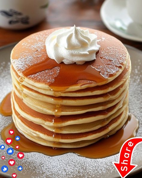 Forget flat pancakes. These Fluffy Japanese Pancakes are about to change your breakfast game forever. 🥞🤯 Fluffy Japanese Pancakes: Cloud-Like Perfection Ingredients: 2 large eggs, separated 1/4 cup (50g) granulated sugar 1/2 cup (120ml) milk 1 cup (125g) all-purpose flour 1 teaspoon baking powder 1/4 teaspoon vanilla extract 1/4 teaspoon salt Butter (for greasing) Powdered sugar (for dusting) Maple syrup (for serving) Whipped cream (optional) Instructions: Separate & Whisk: Sep... Flat Pancakes, Vanilla Pancakes, Japanese Pancake, Paige Halliwell, Non Stick Pan, Salted Butter, Granulated Sugar, Powdered Sugar, Maple Syrup