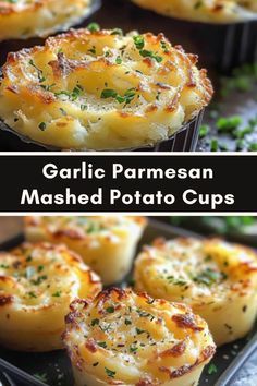 Main Side Dishes, Fun Potato Side Dishes, Bake Mashed Potatoes Recipe, Potato Cups Recipe, Mashed Potatoes Appetizer, Keto Potatoes Recipes, Mashed Potato Muffin Cups, Mashed Potatoes Muffins, Mashed Potato Recipes Side Dishes