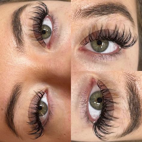 Mascara Effect Lash Extensions, B Curl Eyelash Extensions, Wispy Wet Lashes, Wet Eyelash Extensions Look, Curled Lash Extensions, Squirrel Eyelash Extensions, Cc Curl Lash Extensions, Wet Mascara Lash Extensions, L Curl Eyelash Extensions