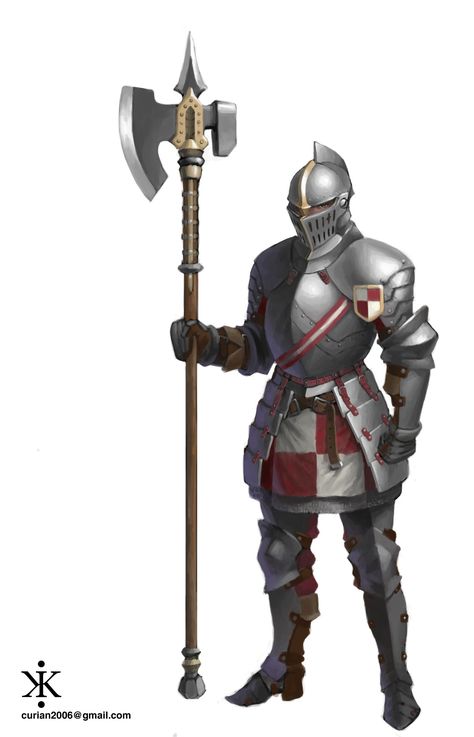 Most guards are in charge of policing, but this guard is an important base guard and aims to protect this place from outside aggression. So the guards drew the concept of a heavily armed guard. Guard Pose Reference, Dnd Guard, Guard Drawing, Medieval Guard, City Guard, Group Drawing, Dnd Npc, Art Couples, Prison Guard