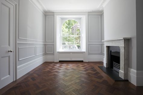 Wood parquet flooring