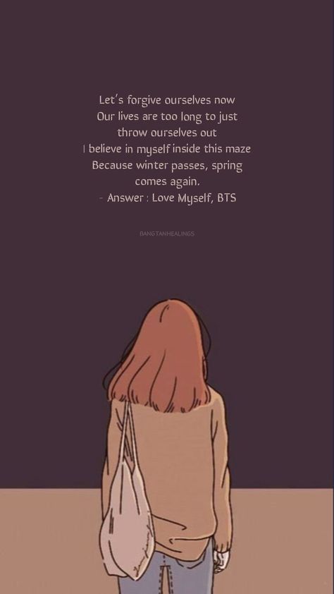 Bts Lyrics Quotes Love Myself, Love Myself Wallpaper Aesthetic, Answer Love Myself Wallpaper, Love Yourself Bts Quotes, Answer Love Myself Lyrics, Love Myself Wallpaper, Bts Meaningful Lyrics Quotes, Bts Love Yourself Wallpaper, Love Myself Quote