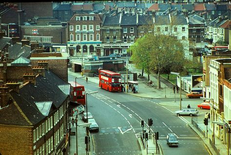 Wood Green Shopping City Multistory Car Park looking north to High Road and Wood Green tube station 26th April 1981 Wood Green London, 1980s Britain, Market Photography, Historical London, Remus And Sirius, London Buildings, Finsbury Park, Travel Uk, London Summer