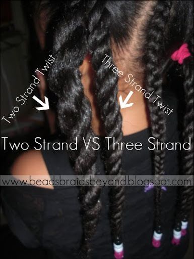 Three Strand Twist Natural Hair, Twist Natural Hair, Three Strand Twist, Beads Braids, Twist Tutorial, 2 Daughters, Beautiful Black Hair, Two Strand Twist, Girls Natural Hairstyles