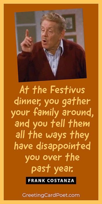 Festivus Quotes, Festivus Party, Seinfeld Festivus, National Celebration Days, Seinfeld Episodes, Happy Festivus, Eve Instagram, Festivus For The Rest Of Us, Christmas Scripture