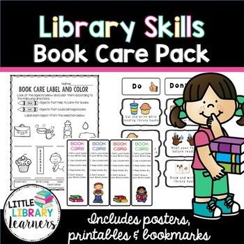 Book Care Matching Game & Worksheets | Teachers Pay Teachers Book Care Activities, Preschool Library Lesson Plans, Library Book Care Activities, Book Care Rules, Library Book Care Lessons, Book Care Lessons, School Library Organization, Christian Preschool Curriculum, Educational Games For Preschoolers