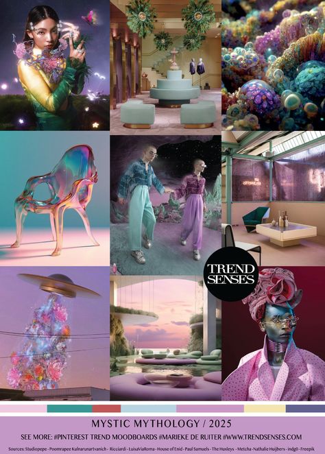 MYSTIC MYTHOLOGY // 2025 – Trendsenses - #moodboard #2025 #forecasting - #mariekederuiter - Sources: Studiopepe – Poomrapee Kulnarunartvanich – Ricciardi – LuisaViaRoma – House of Enid – Paul Samuels – The Huxleys – Metcha -Nathalie Huijbers – indg0 – Freepik Fashion Forecast 2025/2026, 2025 Trend Forecast, Trend Template, Trend 2025, Moodboard Fashion, 2025 Trends, Trends 2025, Fashion Trend Forecast, Trend Forecast