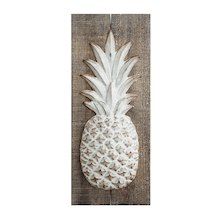 Metal Pineapple Wall Décor Pineapple Wall Decor, Medallion Wall Decor, Country Wall Decor, Pineapple Decor, Embossed Metal, Creative Co Op, Wood Wall Decor, Kitchen Wall Decor, New Wall