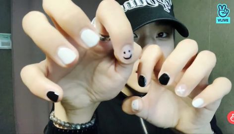 Kpop Idol Nails Art Twice, K Pop Idols Nail, Han Jisung Nails 5 Star, Han Jisung Inspired Nails, P1harmony Nails Designs, Han Jisung Nails Designs, The8 Nails, Stray Kids Nails Ideas, K Pop Idol Nails