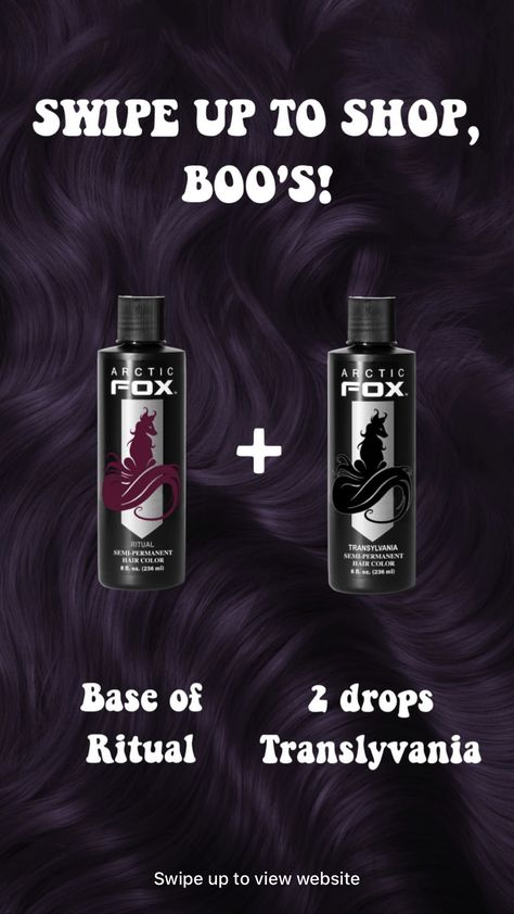 Arctic Fox Hair Color Combinations, Arctic Fox Hair Dye Mixes, Artic Fox Purple Hair, Artic Fox Color Mixes, Arctic Fox Hair Dye Combinations, Artic Fox Hair, Red Hair Outfits, Fox Hair Dye, Hair Color Swatches