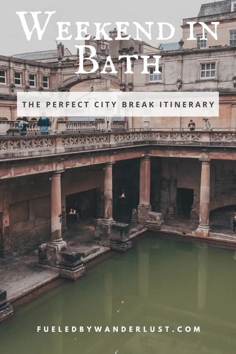 The perfect itinerary for an amazing weekend in Bath UK. Features the best things to do in Bath, including the Roman Baths, Jane Austen Museum, and Bath Abbey. Eat at delicious restaurants and marvel at Bath's stunning architecture all in just one weekend. #bathtravel #bathuk #baththingstodo #bathitinerary #batharchitecture Jane Austen Museum, Things To Do In Bath, Bath Abbey, Travel Background, Bath Travel, Packing Travel, Roman Ruins, Bath Uk, Journal Travel