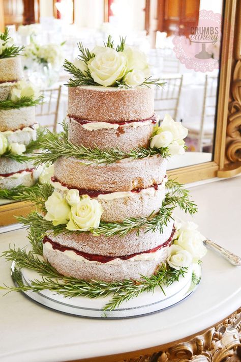 Rustic 3 tiered Victoria sponge wedding cake. Country wedding  Country house wedding  www.crumbscakery.co.uk Victoria Sponge Wedding Cake, Sponge Wedding Cake, Spring Wedding Outfit, Barrel Cake, Victoria Sponge Cake, 2 Tier Cake, Wedding Cake Ideas, Wedding Country, Victoria Sponge