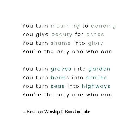 Louisa Bragg on Instagram: “This song has fast become one of my favourites and there is a lot of truth in the words! I’ve had to learn to lean on the Lord and allow…” Brandon Lake Wallpaper, Brandon Lake Lyrics, Praying Mother, Graves Into Gardens, Brandon Lake, Wisdom Bible, Elevation Worship, Worship Songs Lyrics, Worship Lyrics