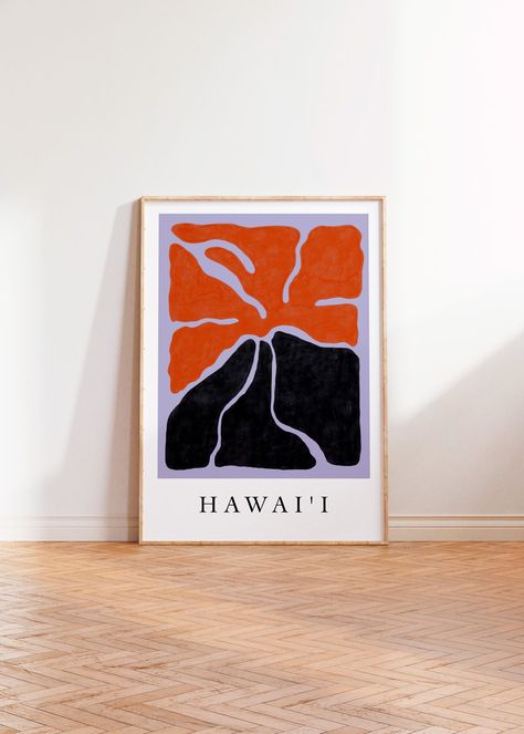 Retro Hawaii Volcano Poster, Hawaii Wall Art, Vintage Living Room Digital Print, Hawaii Island Poster, Aesthetic Tropical Wall Art - Etsy Volcano Poster, Hawaiian Wall Art, Retro Hawaii, Aesthetic Tropical, Island Poster, Record Wall Art, Hawaii Wall Art, Tulips Art, Hawaii Volcano