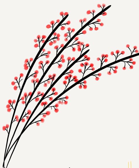 Cherry Blossom Drawing Easy, Sakura Simple Drawing, Cheery Blossoms Drawing Simple, Cherry Blossom Doodle, Cherry Blossom Journal Ideas, Blossom Drawing, Cherry Blossom Drawing, Cherry Blossom Bullet Journal, Tree Doodle