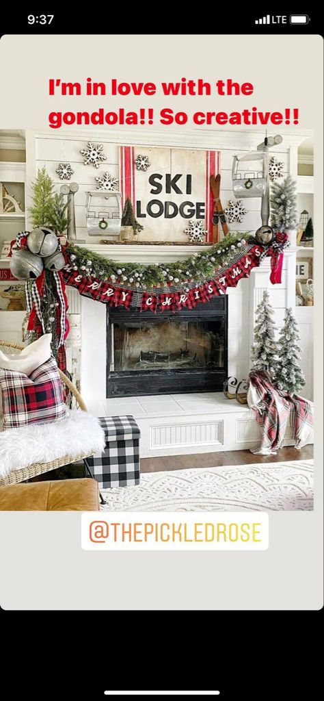 Christmas Ski Lodge Decor, Ski Lodge Christmas Decor, Ski Lodge Christmas, Lodge Christmas Decor, Lodge Christmas, Snow Lodge, Ski Lodge Decor, Christmas Lodge, City Decor