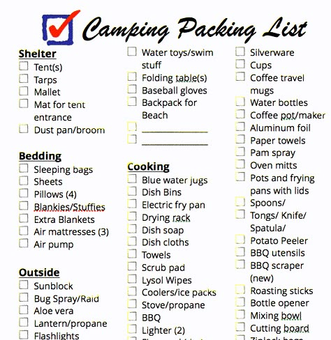 This is our Family Camping Checklist! This FREE printable is the packing list we use to pack everything we need to go camping. We have everything we ever need on here. Use this packing list to get everything you need together quickly so you can avoid the stress of making sure you have everything. Family Camping Checklist, Camping Checklist Printable, Camping Checklist Family, Pam Spray, Camping Bedarf, Camping Desserts, Camping Snacks, Camping Packing List, Camping List