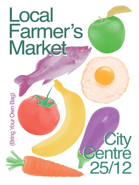 Farmers Market Logo, Farmer Market, Market Poster, Food Branding, Planets Art, Local Farmers Market, Fresh Market, Inspirational Posters, Farmer's Market