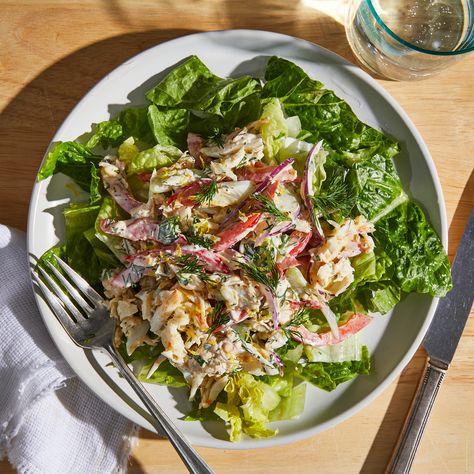 Seafood Salads, Crab Salad Recipe, Sea Food Salad Recipes, Jar Salads, Grilled Foods, Salad Recipes Healthy Easy, Protein Lunch, Work Lunches, Fresh Salad Recipes