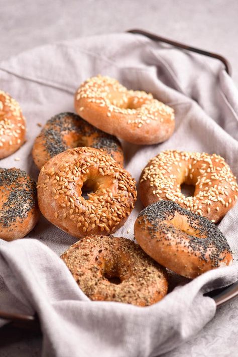 Protein Bagels, High Protein Yogurt, Best Keto Breakfast, High Protein Flour, 30g Protein, Unflavored Protein Powder, Bagel Toppings, 30 Grams Of Protein, Protein Yogurt