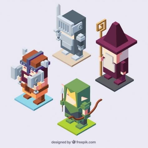 Cube Character Design, Cube Character, Voxel Character, Voxel Games, Nft Design, Zbrush Character, Graphics Game, Crossy Road, Voxel Art