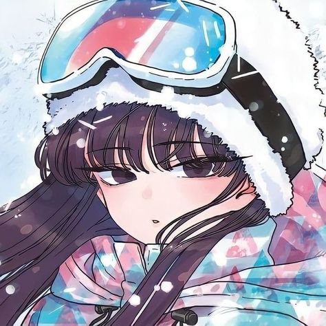 Winter Pfp, Komi Shouko, Komi-san Wa Komyushou Desu, Anime Galaxy, Black Cartoon Characters, Picture Icon, Black Anime Characters, Black Cartoon, Digital Art Anime