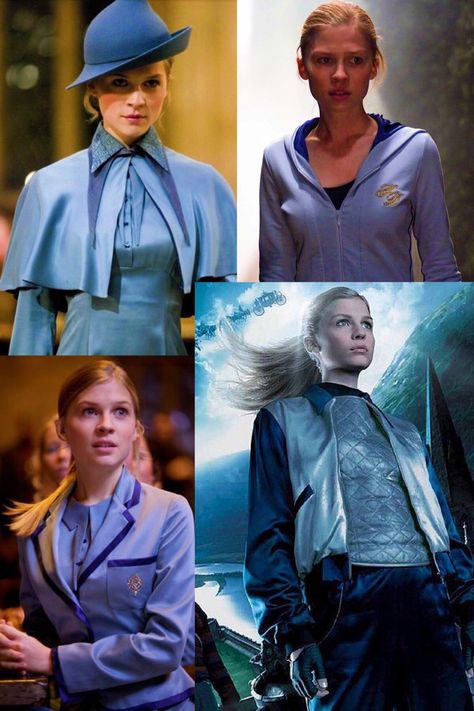 Fleur Delacour Triwizard Tournament, Beauxbatons Uniform Male, Harry Potter Beauxbatons, Fleur Delacour Cosplay, Harry Potter Fleur Delacour, Harry Potter Goblet, Triwizard Tournament, Fleur Delacour, Harry Potter Girl