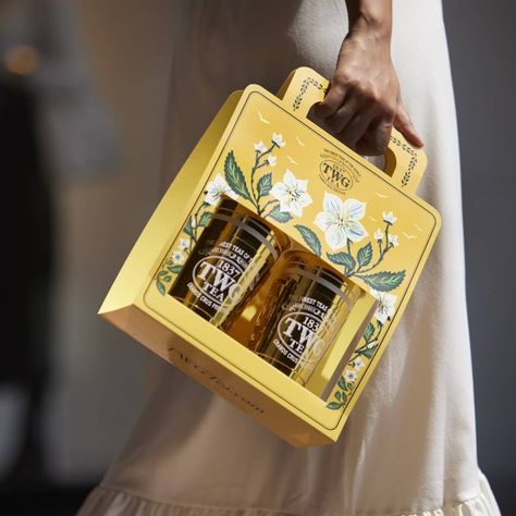 Luxury Tea Packaging, Twg Tea, The Dubai Mall, Luxury Tea, Tea Packaging Design, Luxury Packaging Design, Holiday Gift Box, Tea Brands, Tea Tasting