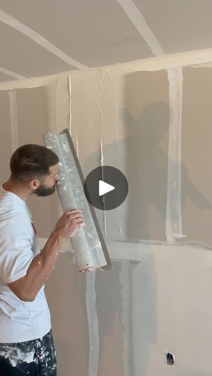 3.8K views · 9.5K reactions | 1st coat with plus 3. Using my 32 inch skimming blade to make it nice and flat 💪🏼 #drywallfinisher #howto #construction #trade #foryou | Joseph Nungester | the_drywall_bodybuilder · Original audio Drywall Construction, Drywall Tools, Craftsman Style Homes, Wood Works, Use Me, Craftsman Style, Drywall, Bodybuilder, Make It