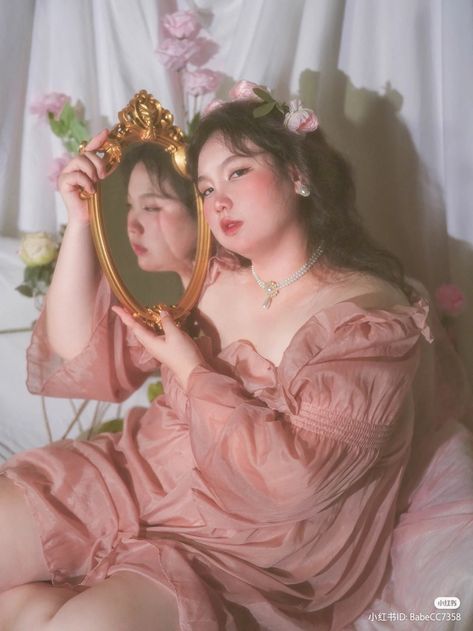 Ethereal Woman Reference, Aphrodite Pose Reference, Sitting Down In Dress Reference, Doing Someones Makeup Pose, Front Facing Full Body Reference, Beautiful Poses Reference, Chubby People Reference, Curvy Pose Reference, Buff Women Poses