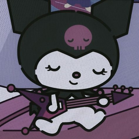 Kuromi Decor, Kuromi Art, Kuromi Stuff, Kuromi Pfp, Kuromi Icon, Kuromi Aesthetic, Emo Pictures, Sanrio Aesthetic, Aquarius Aesthetic