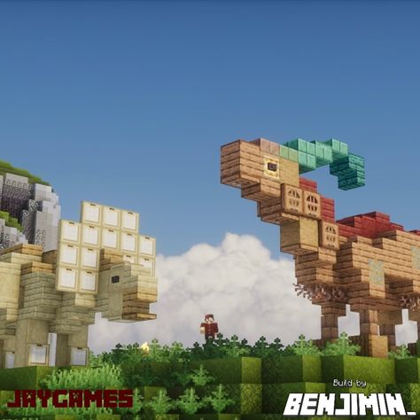 Ancient ruins and Dinosaurs landscape in Minecraft 🦖🦕 With @jaydrawsoninsta Jay and I have built this beautiful landscape filled with happy dinosaurs together! 🫶 The trees are built with a little bit (a lot) of help from @tomonmars_mc , thank you! 🙌 Show some love and support if you like what you see <3 _____________________________________ 🪷FOLLOW me @Official_Benjimin and Jay @jaydrawsoninsta for more! 🌱COMMENT to tell me what you think! 🌿LIKE and SAVE to show me your support! ______... Minecraft Dinosaur, Mc Builds, Minecraft Farm, Minecraft Inspiration, Ancient Tree, Love And Support, Ancient Ruins, Show Me Your, Show Me