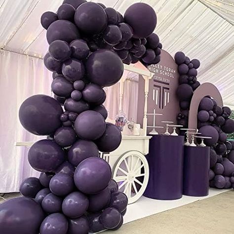 Dark Purple Balloons Double Stuffed Purple Balloon Garland Pastel Lavender Balloons Different Sizes Latex Plum Balloon Arch Kit For Birthday Baby Shower Bachelorette Hotel Transylvania Encanto Party Dark Purple Balloon Arch, Dark Purple Party Decorations, Purple And Black Balloon Arch, Purple And Black Balloon Backdrop, Shades Of Purple Balloon Garland, Purple And Black Balloons, Purple Birthday Party Decorations, Purple Balloon Garland, Mens Birthday Party Decorations